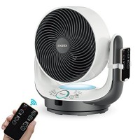 Air Circulator Fan Fochea Powerful Oscillating Desk Fan / Table Fan Enhanced Airflow Multi-mode with Remote Control 8 Speeds Adjustable  90 Degree Head Swing  7 Kinds of Timer Setting for Home Office - B07FN9J2JG